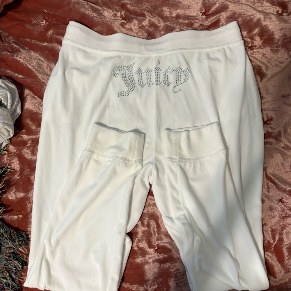 Juicy Couture White Sweatpants